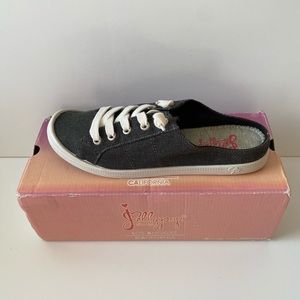 Jellypop Sneaker Clog Athlenas Dark Gray Charcoal Size 7.5 Womens Comfort Slipon